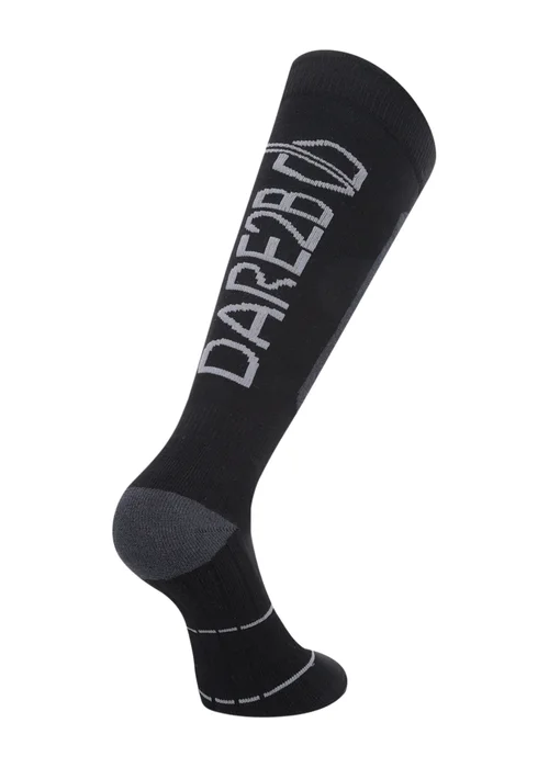 Dare 2b Grey/ Black Technical Ski Socks - Size 3-5 Image 2