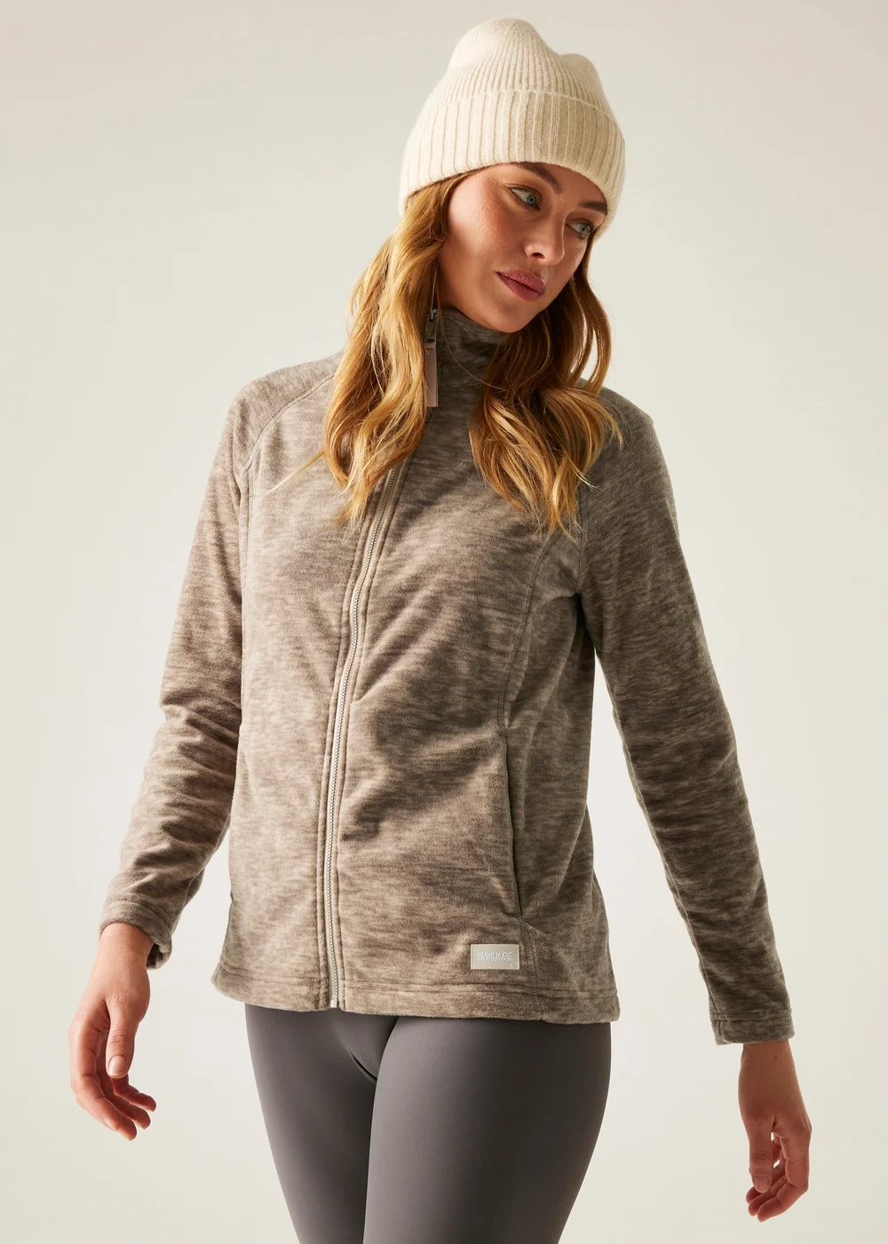 Regatta Mocha Mayse Full Zip Fleece - Size 8 Image 1