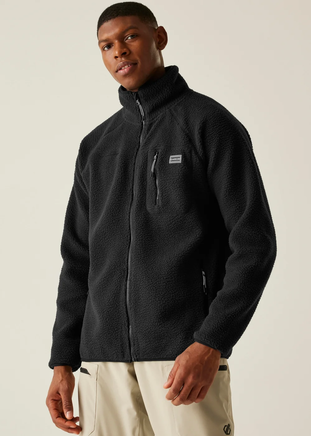 Dare2B Black Camber Stretch Fleece - XL Image 1