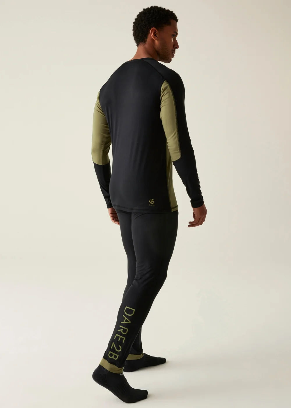Dare2B Black/Green Exchange III Baselayer Set - Extra Large Image 2