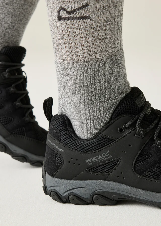 Regatta Black/Grey Edgepoint IV Low Waterproof Shoes