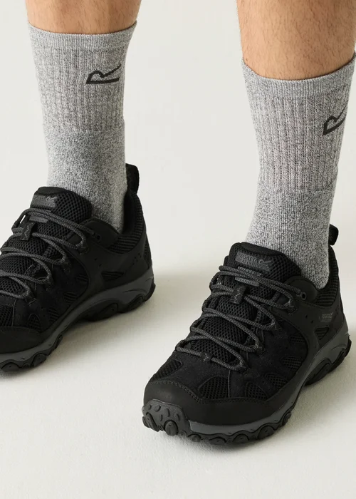 Regatta Black/Grey Edgepoint IV Low Waterproof Shoes - Size 8 Image 1