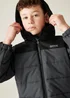Regatta Black/Grey Kids' Lofthouse Reflective Jacket (3-16yrs) - Age 8-9 Years Image 6