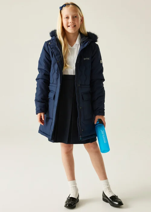 Regatta Ink Kids' Fabrizia II Reflective Jacket (3-16yrs) - 3-4 Yrs Image 3