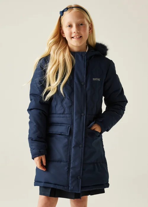 Regatta Ink Kids' Fabrizia II Reflective Jacket (3-16yrs) - 3-4 Yrs Image 1