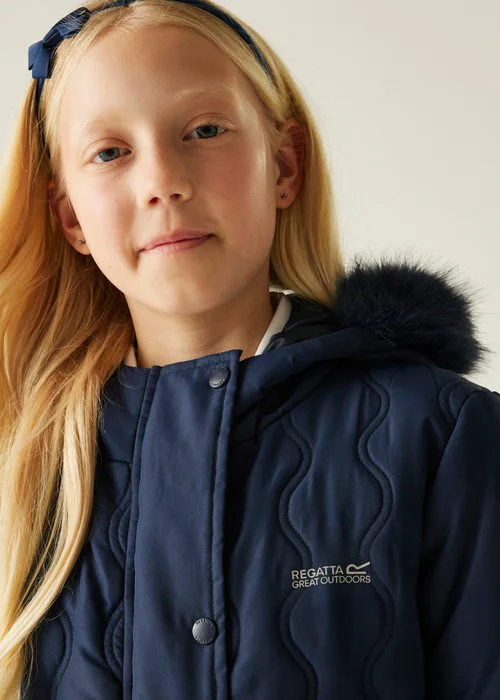 Regatta Ink Kids' Fabrizia II Reflective Jacket (3-16yrs) - 3-4 Yrs Image 4