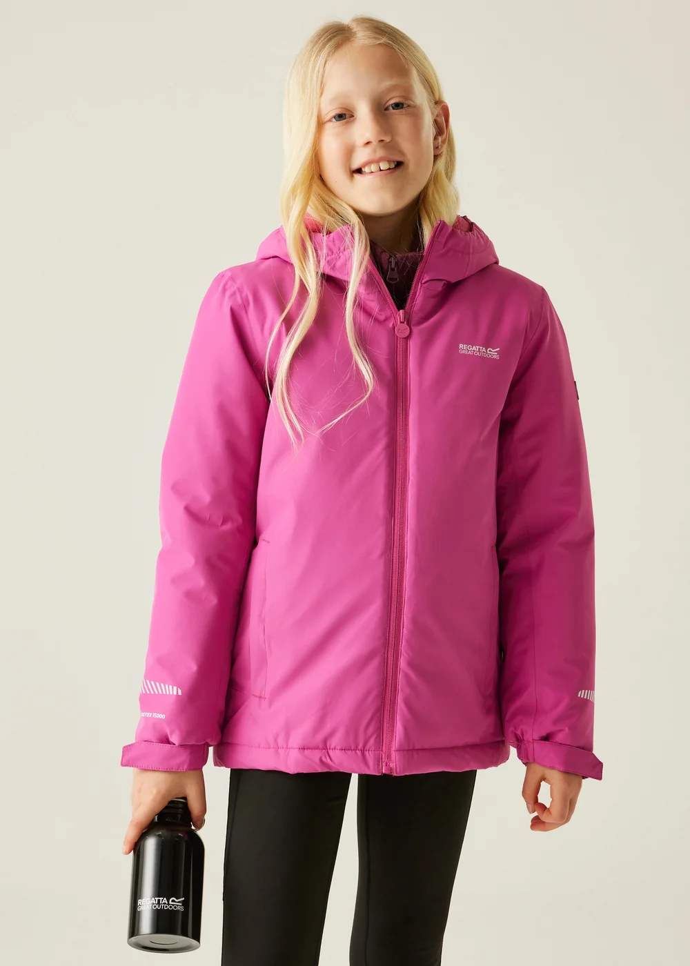 Regatta Berry Kids' Hurdle Reflective Waterproof Insulated Jacket (3-16yrs) - Age 13 Years Image 1