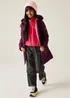 Regatta Aubergine Kids' Fabrizia II Reflective Jacket (3-16yrs) - Age 14 Years Image 3