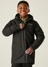 Regatta Black Kids' Farbank II Waterproof Insulated Jacket (3-16yrs) - 7-8 Yrs Image 1