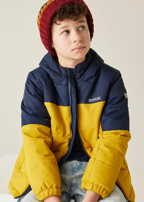 Regatta Mustard Kids' Lofthouse Reflective Jacket (3-16yrs) - Age 11-12 Years Image 4