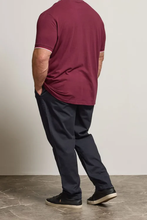 BadRhino Navy Blue Elasticated Waist Chinos - 3XL/L30 Image 3