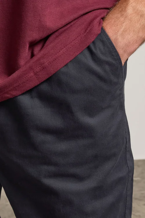 BadRhino Navy Blue Elasticated Waist Chinos - 3XL/L30 Image 4