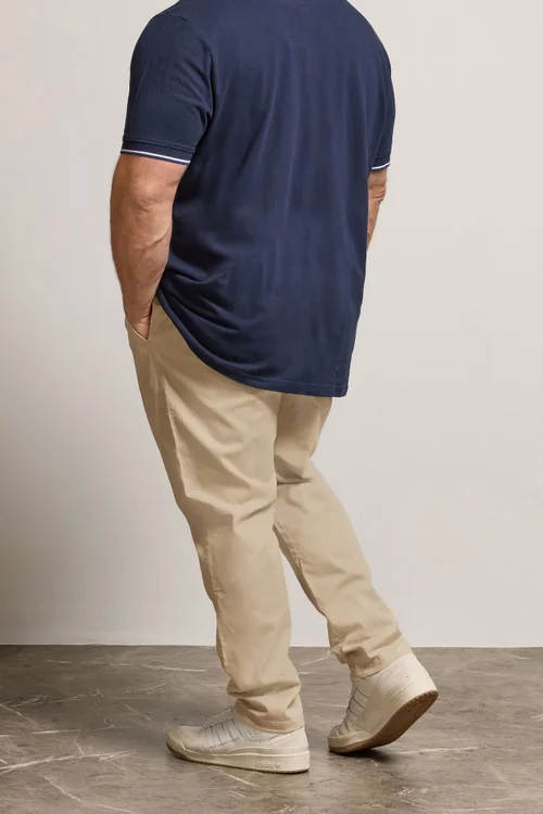 BadRhino Stone Brown Elasticated Waist Chinos - 5-6XL/L32 Image 3