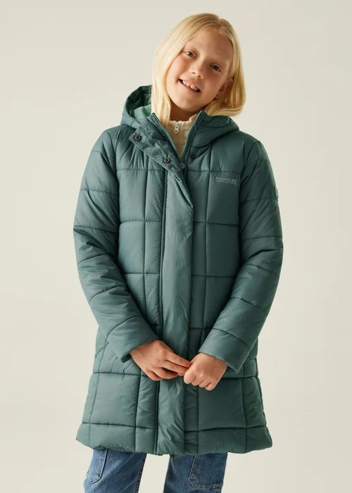 Regatta Forest Green Kids' Embrie Lightweight Jacket (3-16yrs) - Age 13 Years Image 4