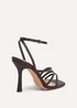 Linzi Scarlett Brown Faux Leather Strappy Heel Sandal - Size 4 Image 5