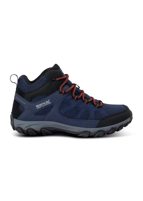 Regatta Navy/Grey Edgepoint 4 Mid Waterproof Boots - Size 10 Image 4