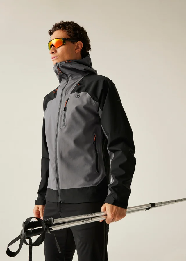 Dare2B Black/Grey Torrek II Waterproof Jacket
