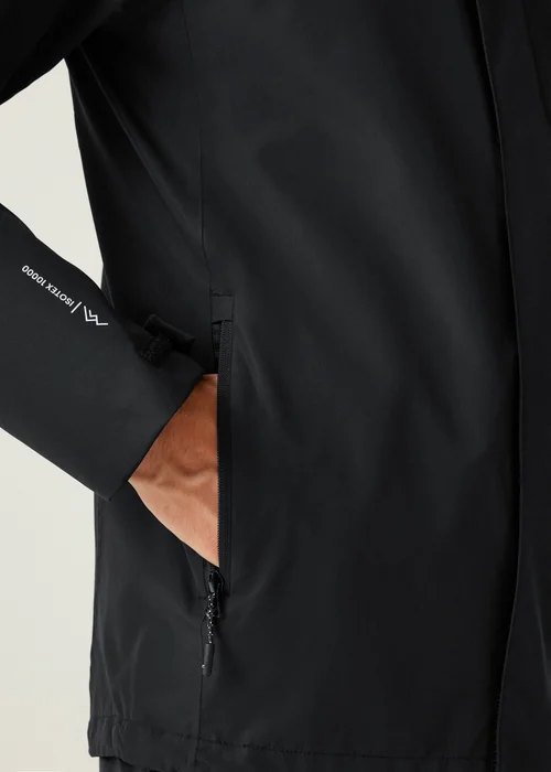 Regatta Black Matt II Waterproof Jacket - S Image 4