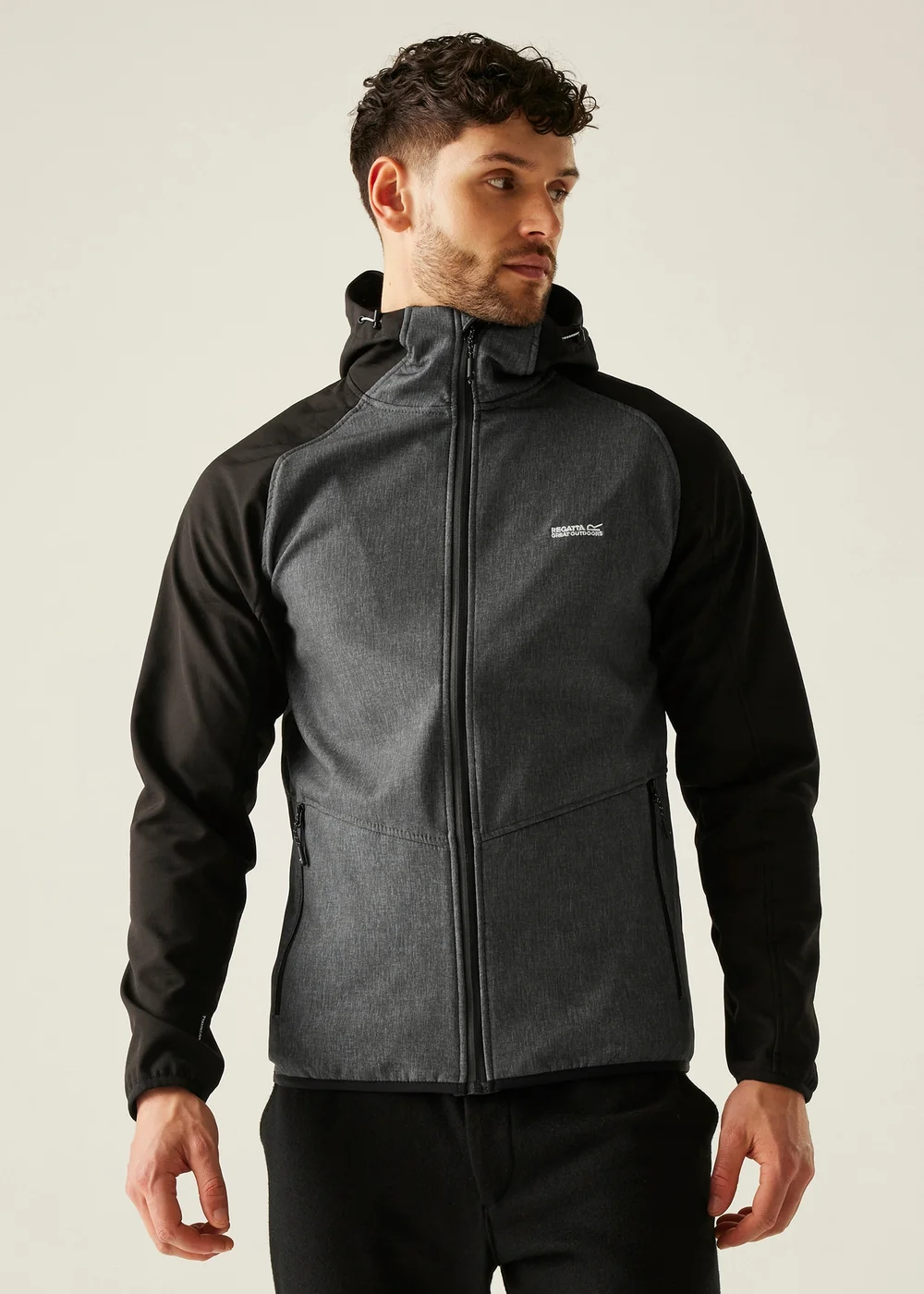 Regatta Grey/Black Arec III Stretch Jacket - S Image 1