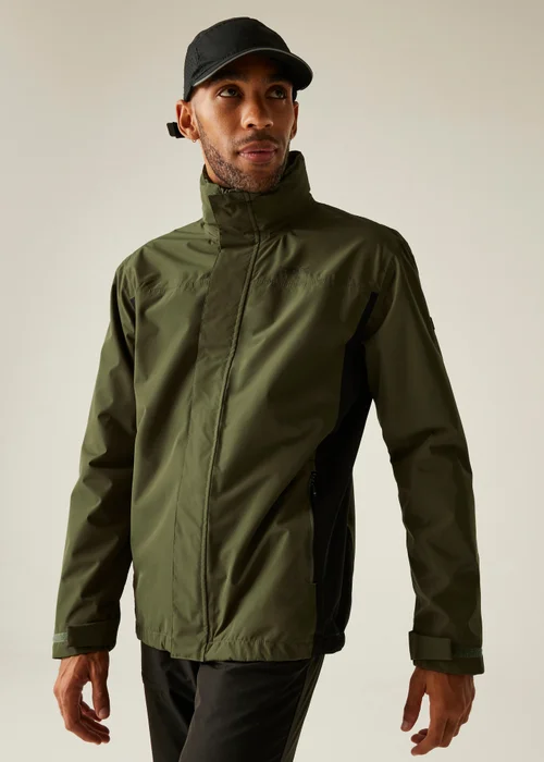 Regatta Grey Green Matt II Waterproof Jacket - 5XL Image 1