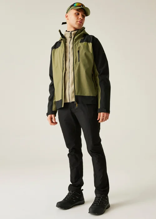 Dare2B Olive Green Torrek II Waterproof Jacket - S Image 3