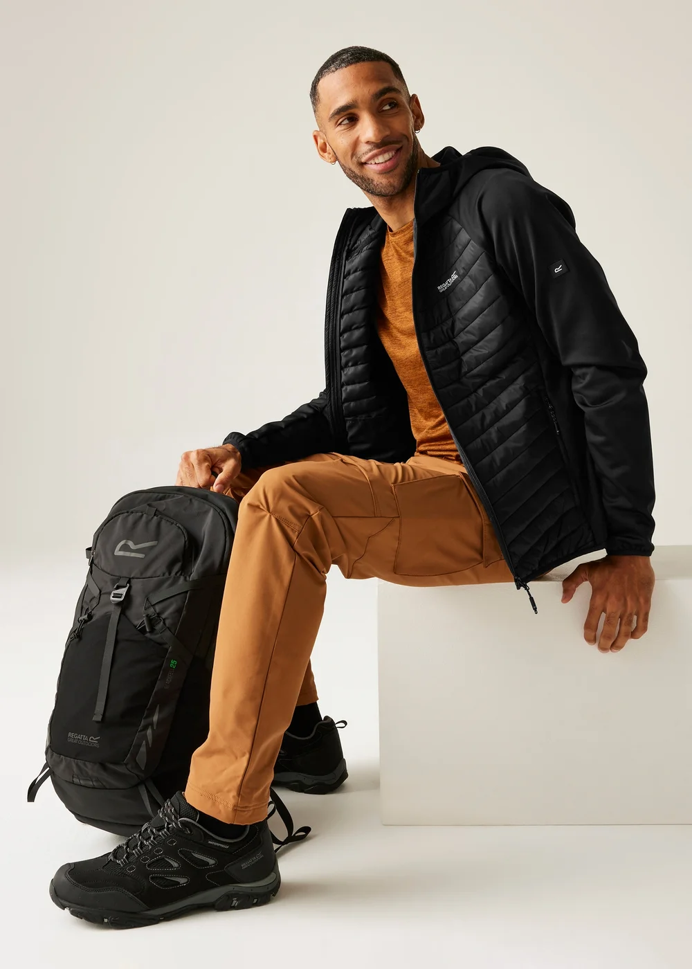 Regatta Black Andreson Hybrid Stretch Jacket - 3XL Image 3