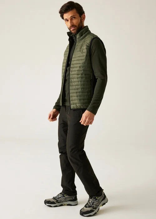 Regatta Grey Green Andreson Hybrid Stretch Bodywarmer - L Image 3