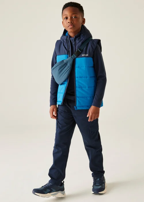 Regatta Sea Blue Kids' Lofthouse Lightweight Bodywarmer (3-16yrs) - Age 5-6 Years Image 3