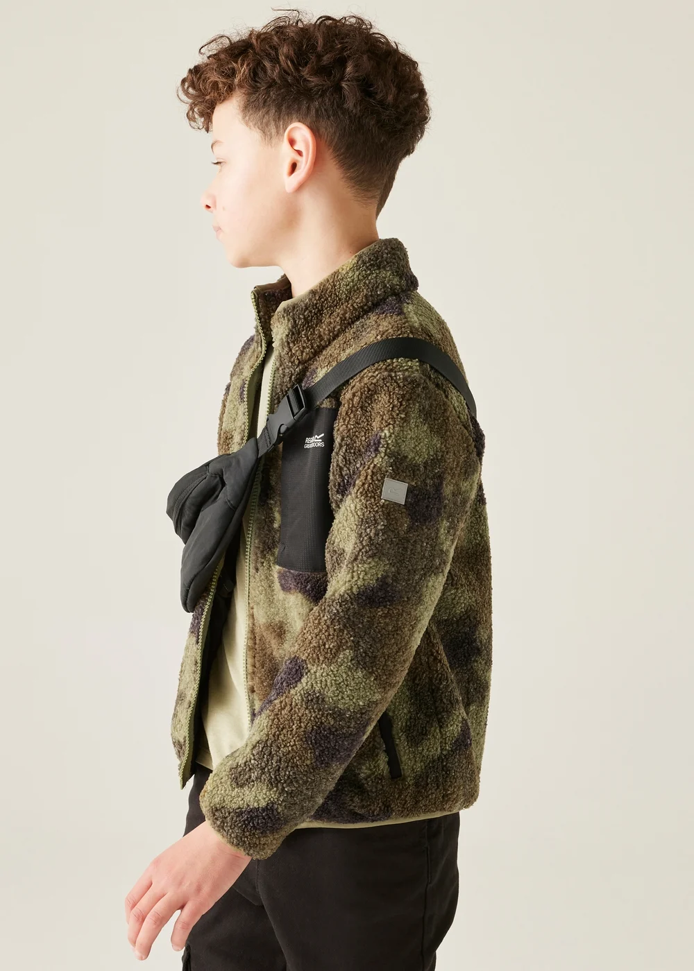 Regatta Forest Green Kids' Frankie Warm Stretch Fleece (3-16yrs) - Age 5-6 Years Image 4