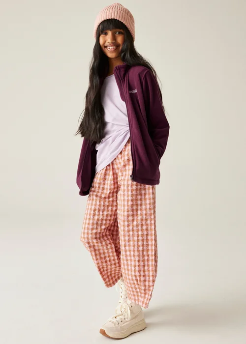 Regatta Aubergine Kids' King II Anti-Pill Fleece (3-16yrs) - Age 15-16 Years Image 3