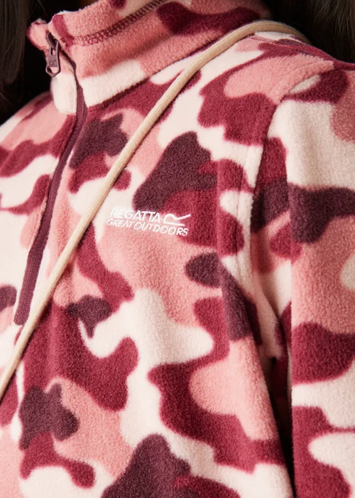 Regatta Blush Pink Kids' Hot Shot II Anti-Pill Fleece (3-16yrs) - Age 5-6 Years Image 4