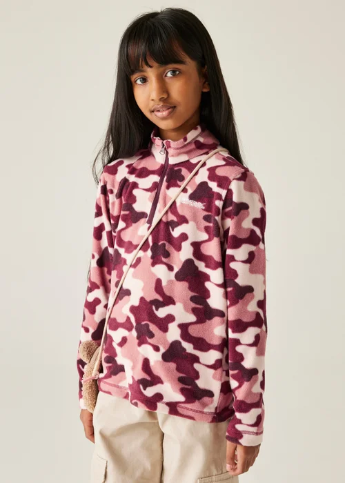 Regatta Blush Pink Kids' Hot Shot II Anti-Pill Fleece (3-16yrs) - Age 5-6 Years Image 1