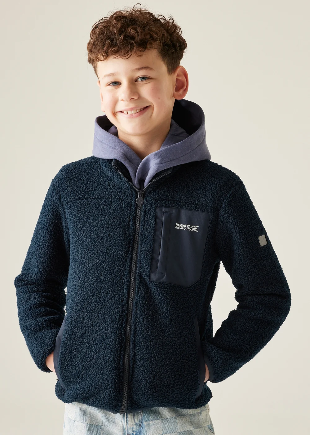 Regatta Ink Kids' Frankie Warm Stretch Fleece (3-16yrs) - Age 3-4 Years Image 1