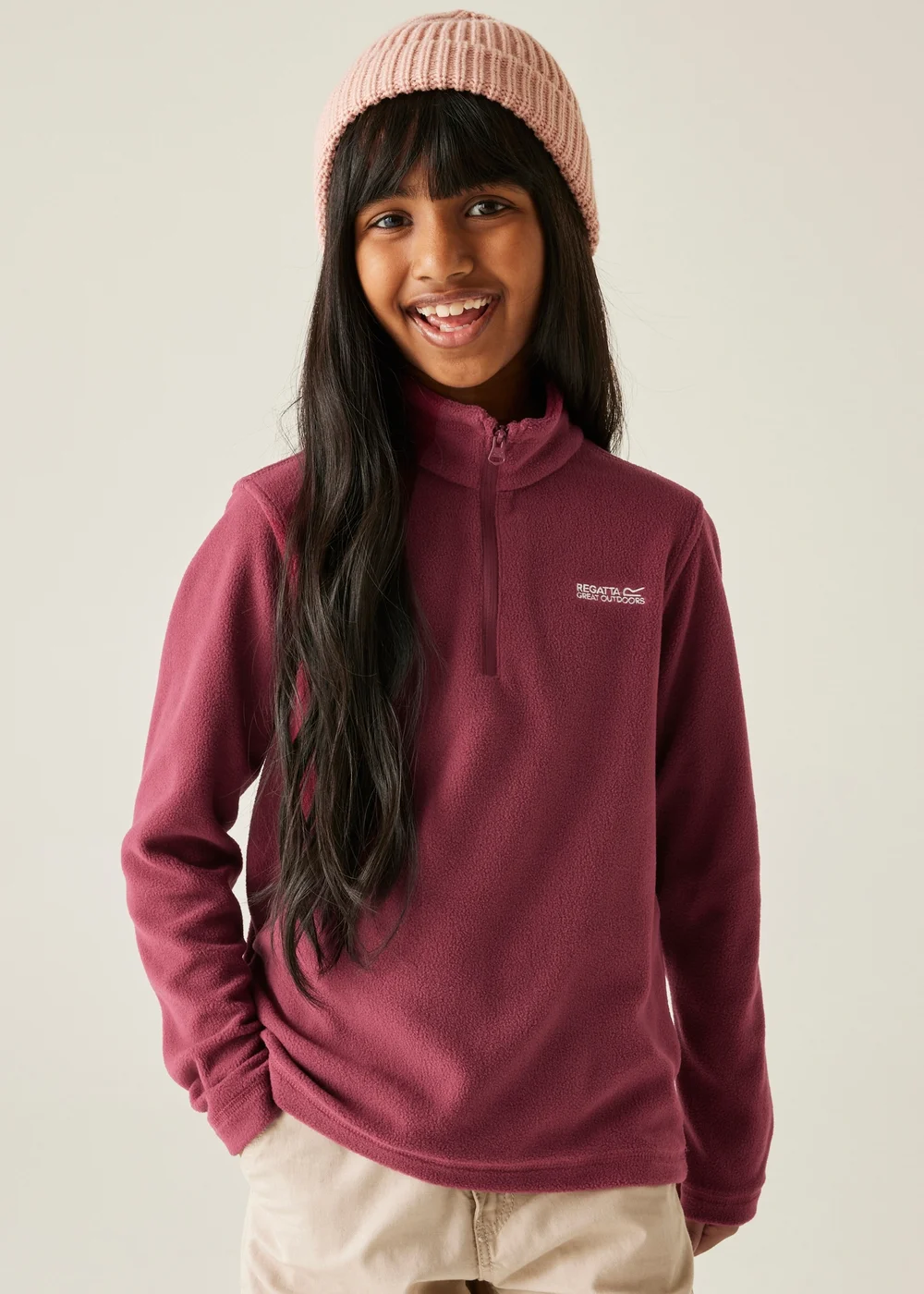 Regatta Ruby Kids' Hot Shot II Anti-Pill Fleece (3-16yrs) - Age 5-6 Years Image 1