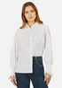 Yumi White Lace Trim Shirt - Size 10 Image 2