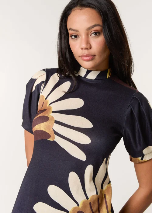 Blue Vanilla Navy Smock Dress - Extra Large Image 3