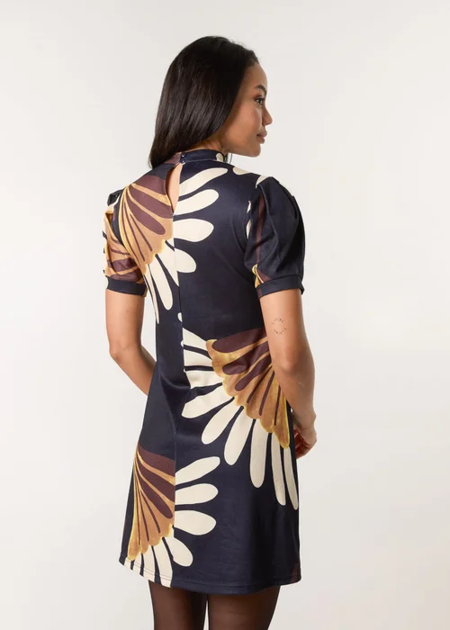 Blue Vanilla Navy Smock Dress - Extra Large Image 4