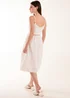 Blue Vanilla White Crochet Strap Midi Cami Dress - Large Image 4