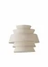 ValueLights Valerie Linen Natural Tiered Easy Fit Lampshade - One Size Image 5
