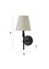 ValueLights Maggie Black Wall Light - One Size Image 6