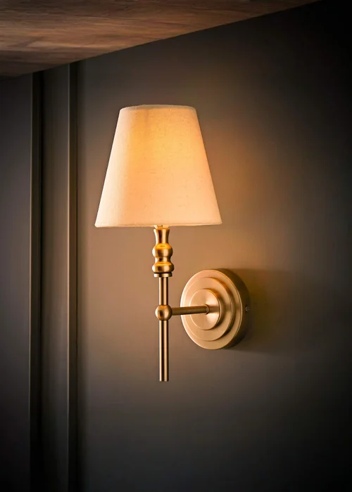 ValueLights Maggie Brushed Chrome Wall Light - One Size Image 2