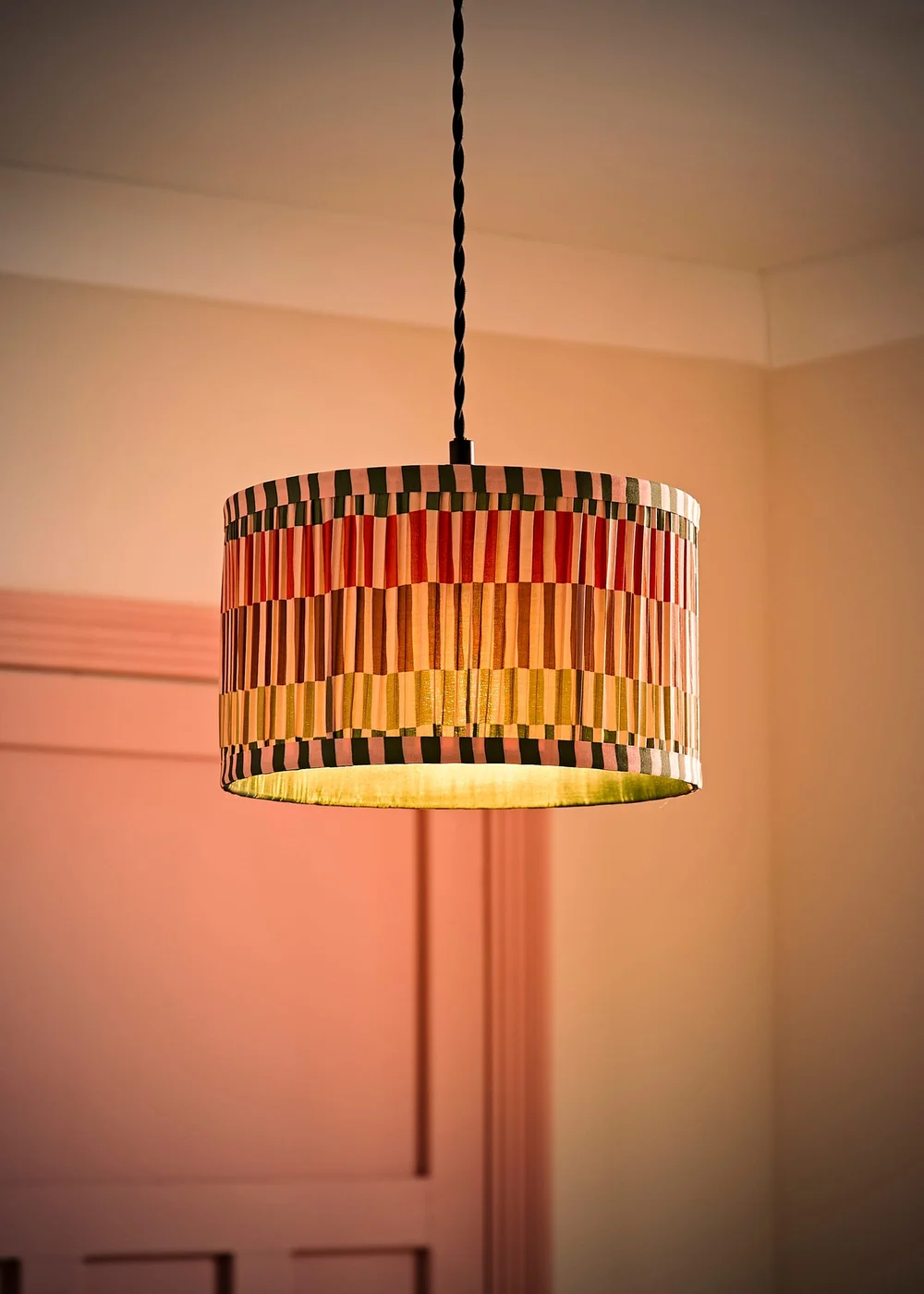 ValueLights Rae Small Multicoloured Easy Fit Lampshade - One Size Image 2
