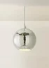 ValueLights Dolly Silver Disco Ball Easy Fit Lampshade - One Size Image 3