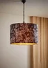 ValueLights Ariella Black Animal Print Easy Fit Lampshade - One Size Image 1