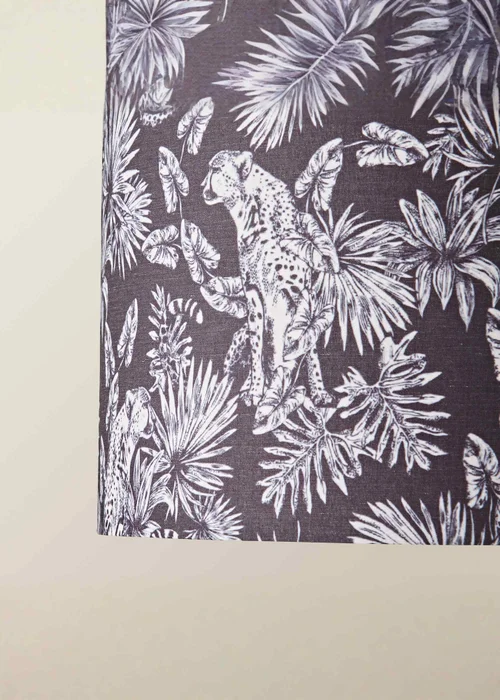 ValueLights Ariella Black Animal Print Easy Fit Lampshade - One Size Image 4