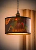 ValueLights Daintree Small Dark Jungle Bamboo Easy Fit Lampshade - One Size Image 2
