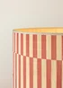 ValueLights Lottie Natural Floor Lamp with Orange Bamboo Lampshade - One Size Image 4