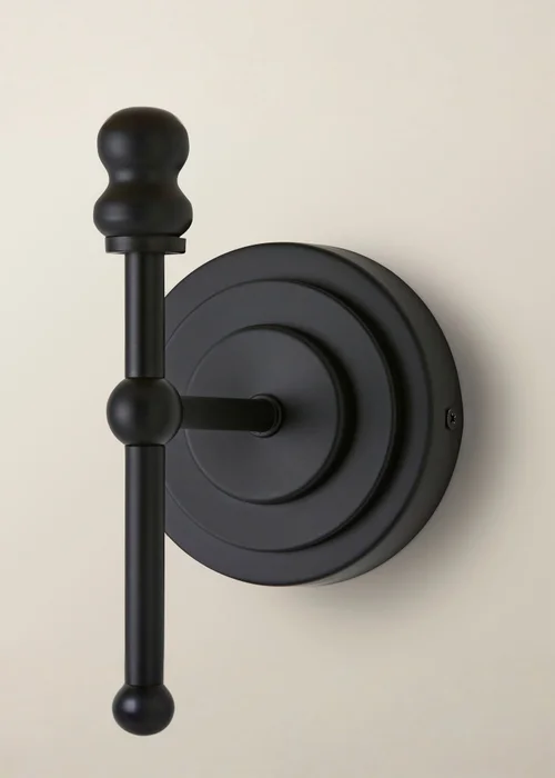 ValueLights Pair of Maggie Black Wall Lights - One Size Image 6