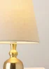 ValueLights Pair of Maggie Brushed Gold Wall Lights - One Size Image 4