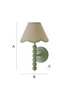 ValueLights Sage Green Bobbin Wall Light with Scallop Lampshade - One Size Image 6